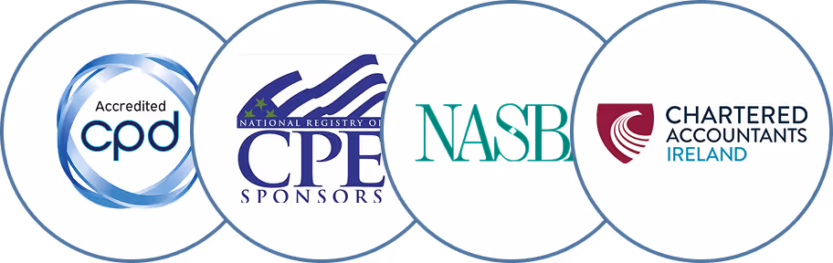 CPD, CPE, NASBA accreditation logos